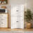 43" Freestanding Storage Cabinet with 4 Doors & Adjustable Shelves for Living Room, Kitchen, Bathroom or Entryway-1530319147