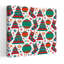Festive Christmas Pattern Traditional Abstract Christmas Tree Winter Landscape Wall Art Print 1 Piece Wrapped Canvas Wall Art-993531456