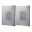 Ensemble de 2 fausses crayons, art mural, décoration murale, 24 po x 32 po