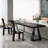 Black Rectangular Solid Wood desk-494609001