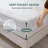 Premium 100% Waterproof Queen Size Mattress Protector Breathable Mattress Cover Queen Size Bed Cooling 3D Air Fabric Bed Pad Cover Deep Pocket