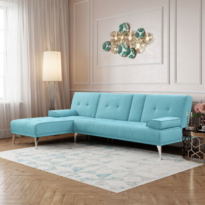 Serta 102.8" Wide Reversible Modular Sofa & Chaise