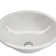 BOCCHI Parma 17.7'' Fireclay Oval Bathroom Sink with Overflow
