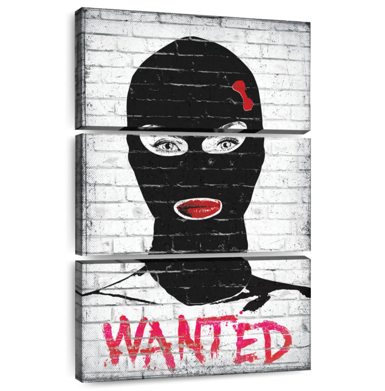 Wanted Chic Robber, 74" H x 48" W
