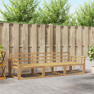 254cm Wide Patio Sectional Set
