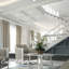 Intersection croisée intérieure pour système de plafond à caissons de luxe 8 po (ensemble)