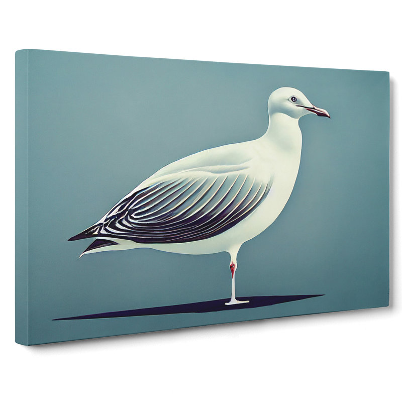 Seagull Portrait Vol.2 - Wrapped Canvas, 40cm H x 60cm W x 3cm D