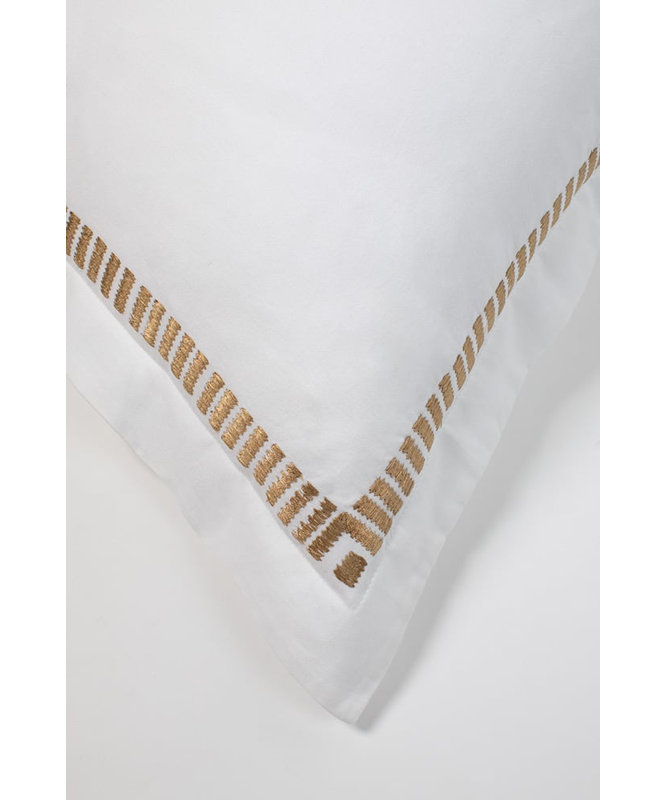 Savam Savama, Caramel, Euro, Biege Block Print