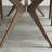 Nut-brown Rectangular Sintered Stone + Solid Wood Dining Table-124973181