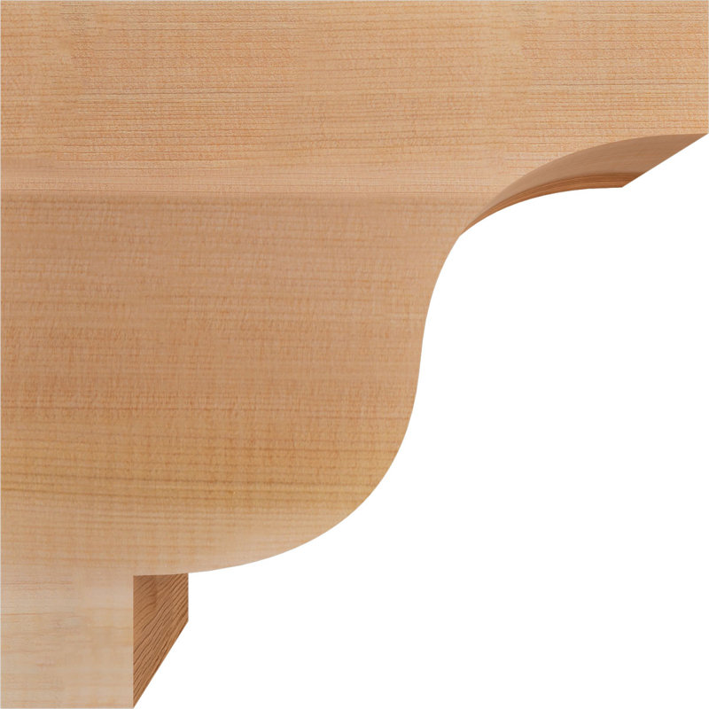 Newport Corbel, H 10 po x l 3,5 po x P 10 po, Cèdre rouge, Lisse