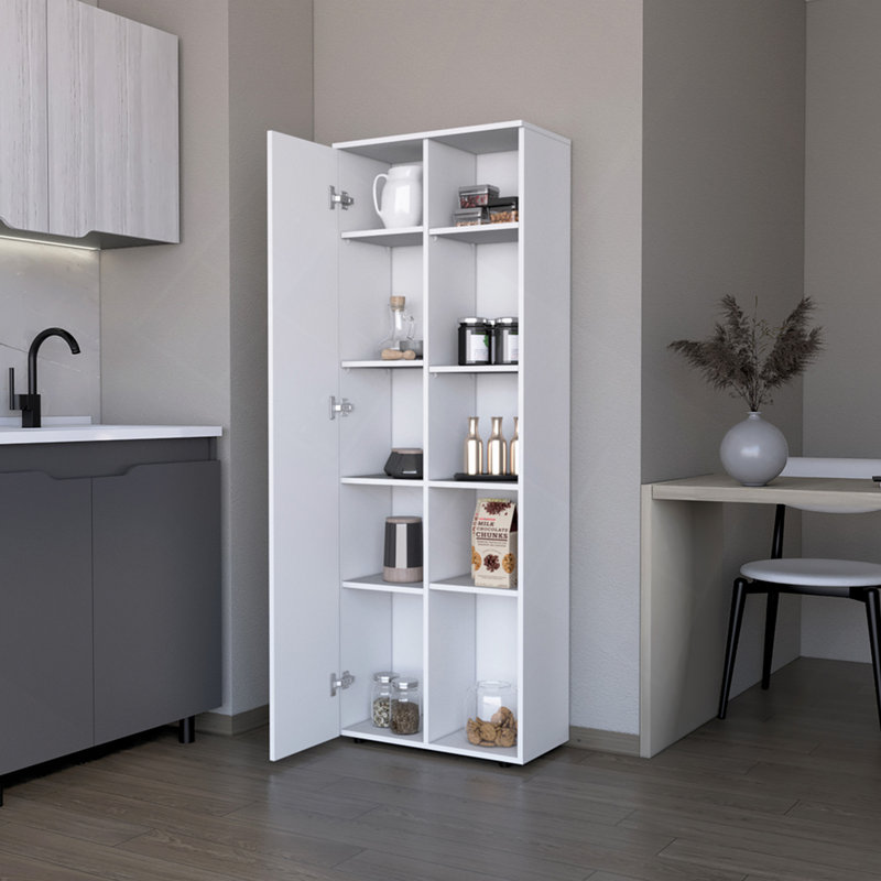 Multistorage Kitchen Pantry Lane, Cuisine, Blanc