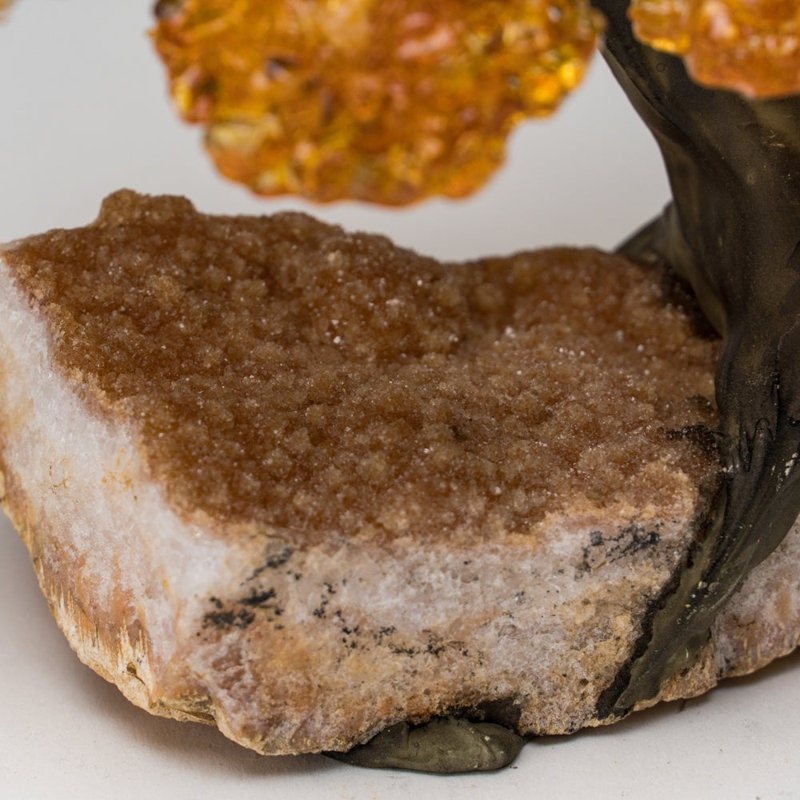 Small Citrine Clustered Gemstone Tree on Citrine Matrix (The Calming Tree)
