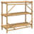 Dakota Fields 3-Layer Shelf 39.4"X15.7"X35.4" Bamboo