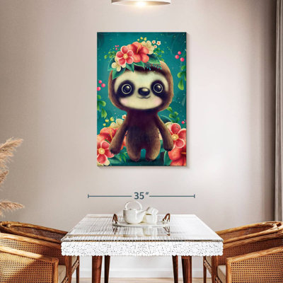 Brampt Floral Sloth