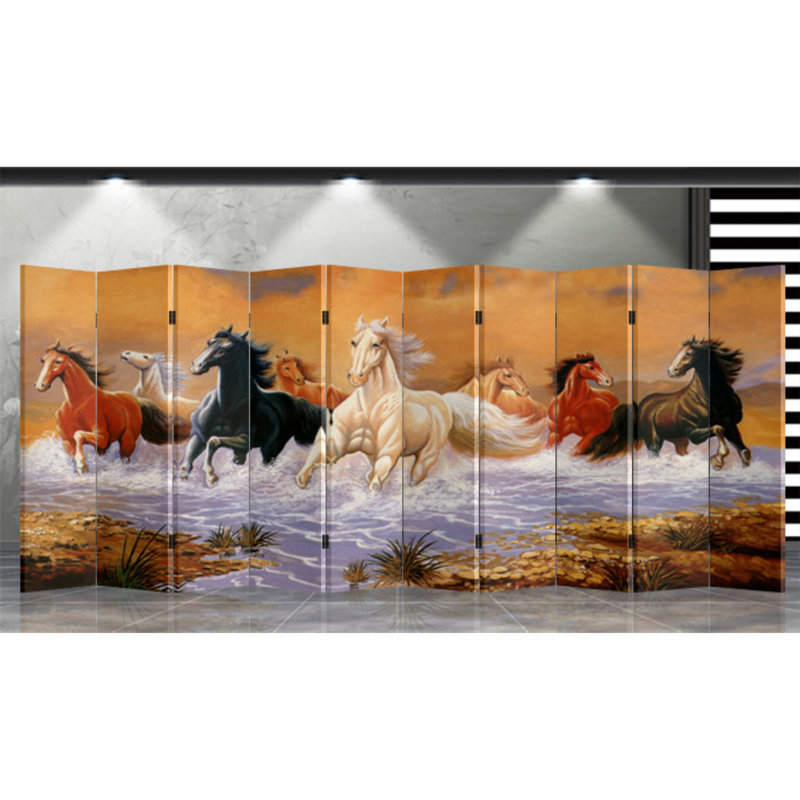 Cloison pliante 10 panneaux Vigan l 160 po x H 71 po