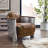 Alvenia 31.1"W Tufted Genuine Leather Accent Armchair-750975366
