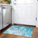 Machine Washable Indoor/Outdoor Cinead ACN1705 Teal Rug