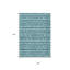 Tapis extérieur bleu sarcelle et ivoire lavable 3 pi x 5 pi bleu sarcelle et ivoire