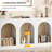70.9" White Console Table, Wood Entryway Table with Storage