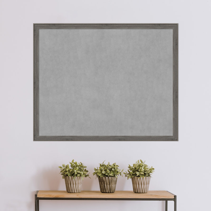 Tableau magnétique gris Regis Barnwood, H 35 po x l 43 po