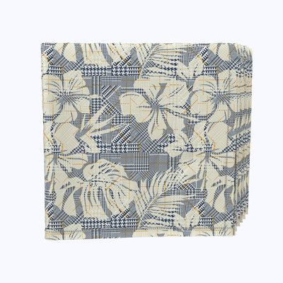 Polyester Floral Square Napkin