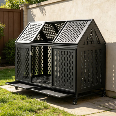 Cage pour chien pour chien, cage intérieure pour chien avec toit