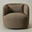 Fauteuil pivotant rembourré Bolton-2112903101
