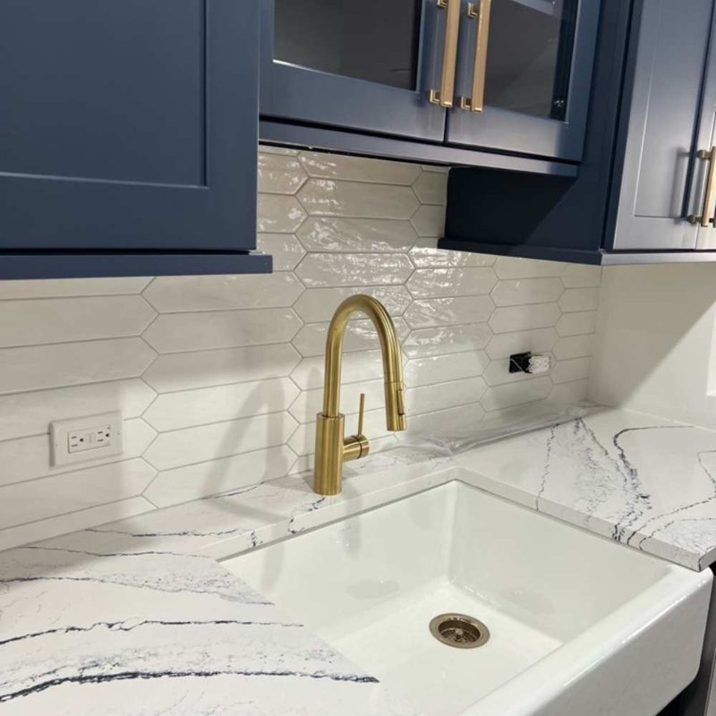 Tribeca-Talavera Picket 2.6"x13" Handmade Ceramic Tile Trim, White