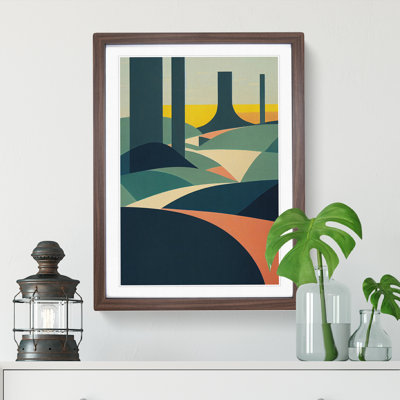 Forest Shapes No.1 - Framed Print