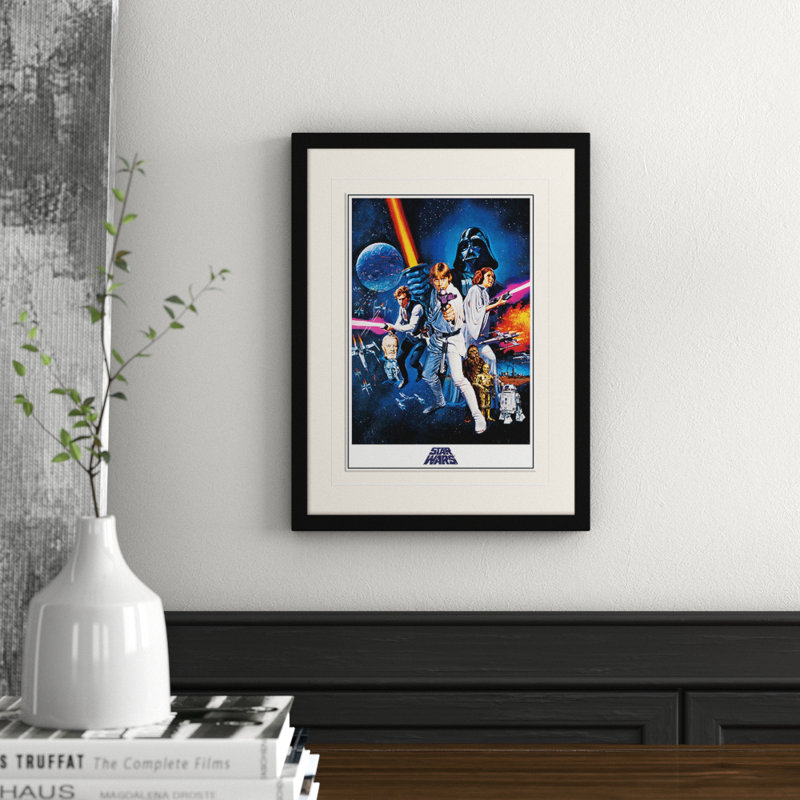 Star Wars A New Hope One Sheet - Single Picture Frame Memorabilia