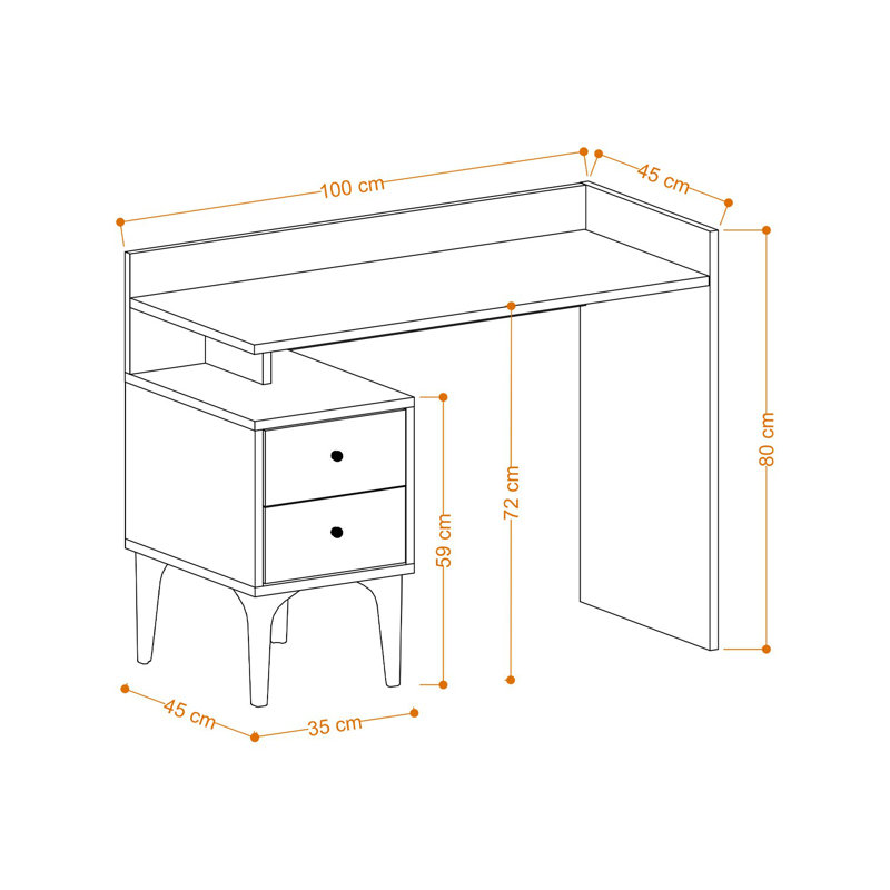 Bureau d'étudiant, Beige