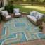Tapis géométrique intérieur / extérieur lavable à la machine Chantille ACN2535-1202082757-1202082761