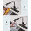 Single Handle Kitchen Faucet - Brushed Nickel Pull-Down Sprayer With Deck Plate, Compatible With 1 Or 3 Hole Installations (Great For Bars, Rvs, Farmhouses & Laundry)-113959434