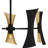 Betties 10-Light Matte Black Chandelier
