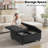Delmontez 35.5'' Upholstered Storage Square Ottoman-188284702