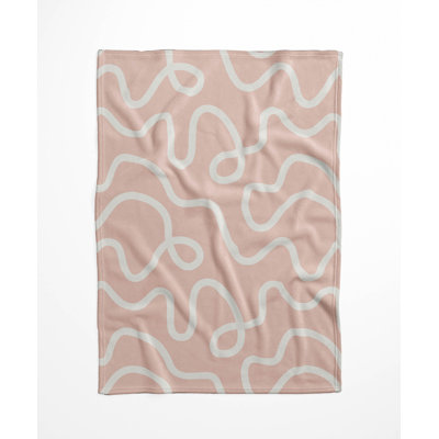 Squig Velveteen Fleece Blanket