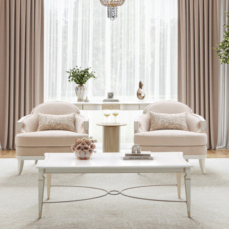 La Marisia Console Table - Creamy Pearl