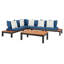 Thalia Acacia 5 - Person Patio Conversation Set with Cushions