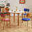 White&Walnut Round Sintered Stone Dining table-1878616015