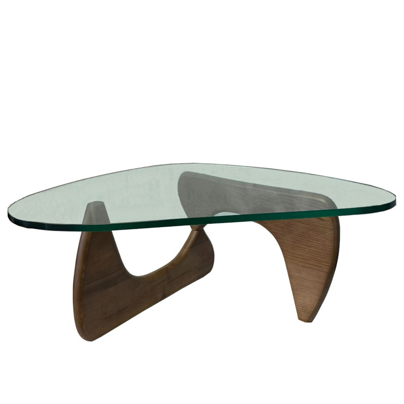 Table basse Trinidad avec base en bois massif