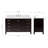 Cambridge 54.25'' Single Bathroom Vanity with Carrara Quartz Top-75152852-101139916
