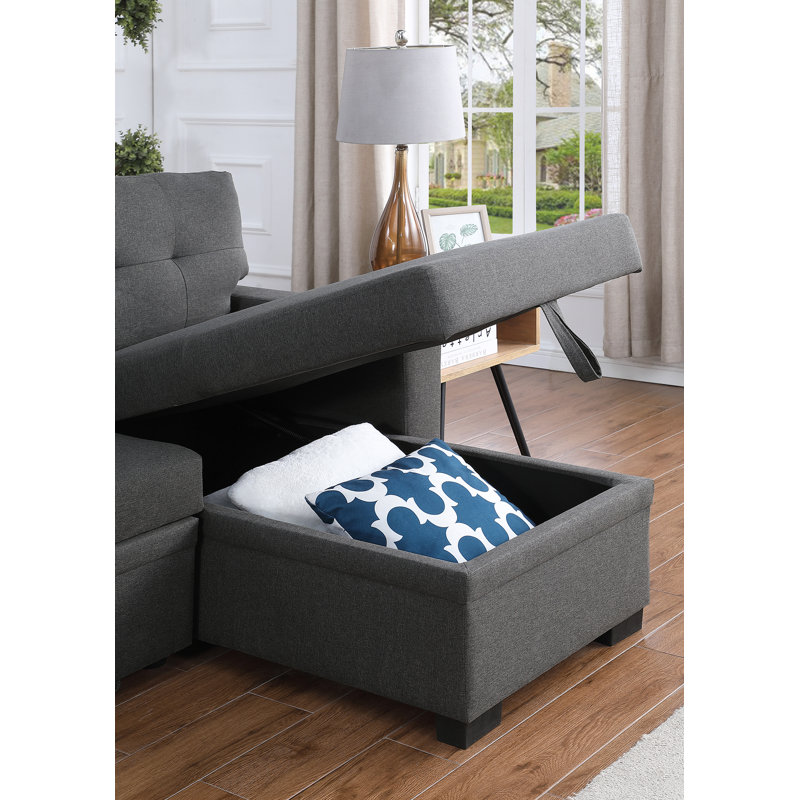 L - Shaped Convertible Sofa Bed
