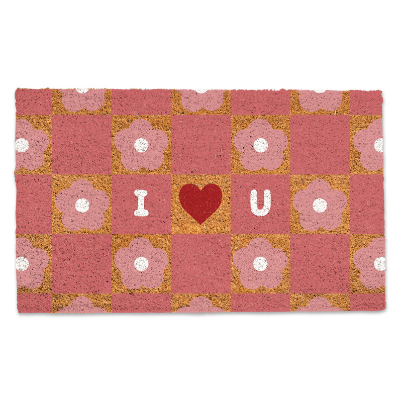 Tapis de porte I Heart You Daisy