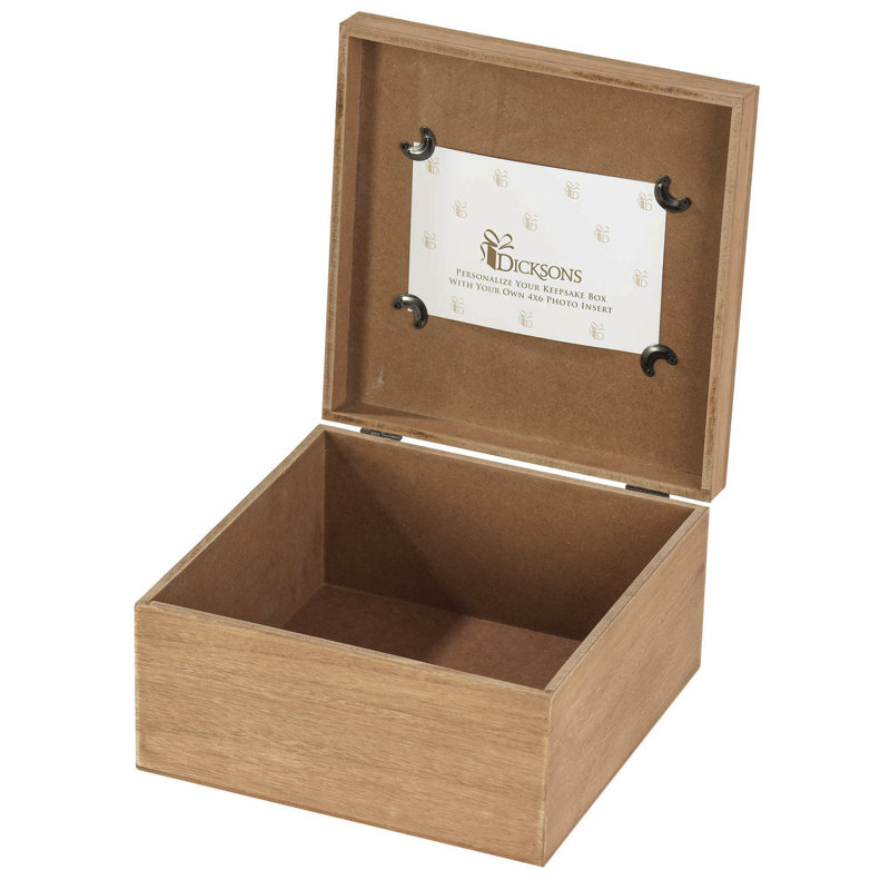 Rustic MDF Cat Memory Keepsake Box with Sunset Design