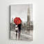 «Modern Couple in New York City», reproduction sur toile tendue-129003088