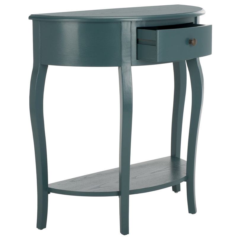 Sadie 32.7'' Solid Wood Console Table, Slate Teal