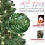 Arbre de Noël vert avec lumières à DEL RVB contrôlées par le Wi-Fi, pointes en PVC, 38 fonctions d'éclairage, synchro musicale, structure à charnières et support en métal - arbre des Fêtes contrôlé par une application intelligente-1312149952