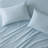 Cotton 144TC Light Blue Breathable 100% Cotton 3-Piece Twin Sheet Set-103544697-108513206