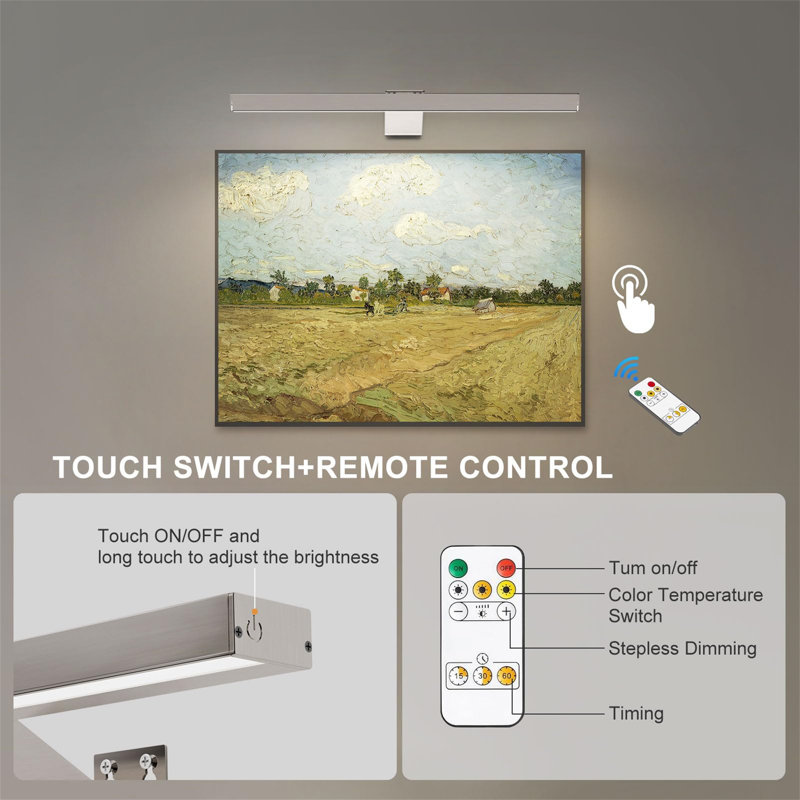 Battery Powered LED Wall Mount Picture Light