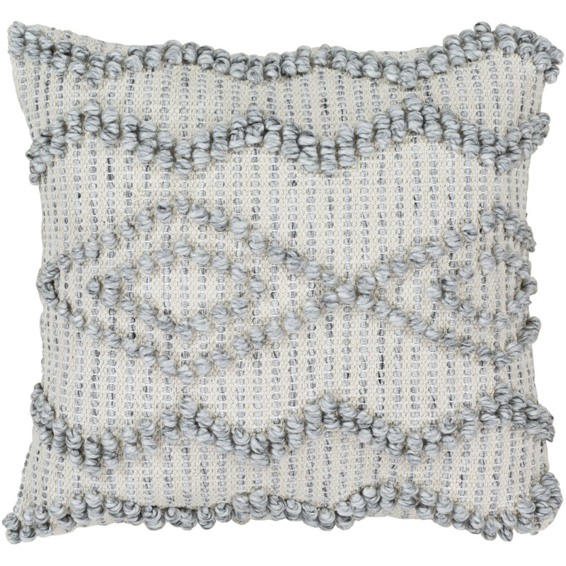 Anders Accent Throw Pillow Cover, Polyester/Polyfill, 22" x 22"